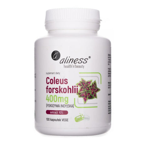 Aliness Coleus Forskohlii 400 mg - 100 Capsules
