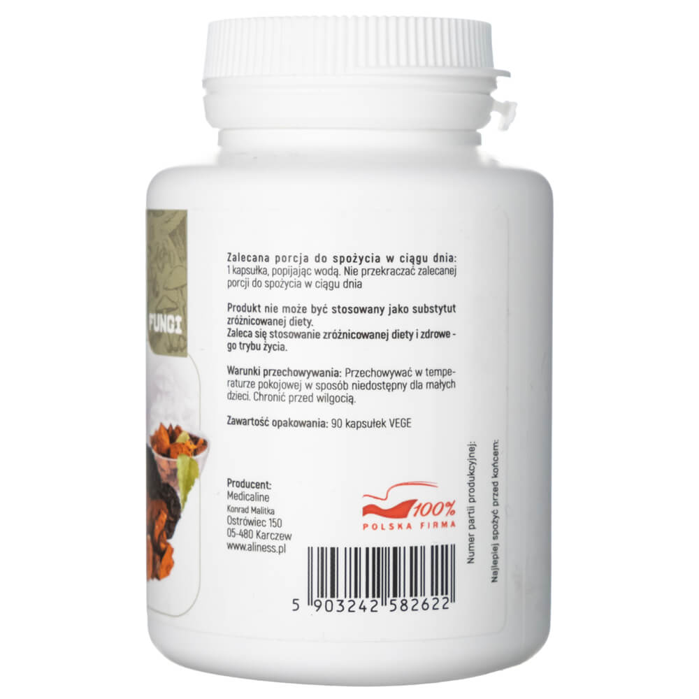 Aliness Siberian Chaga 400 mg - 90 Capsules