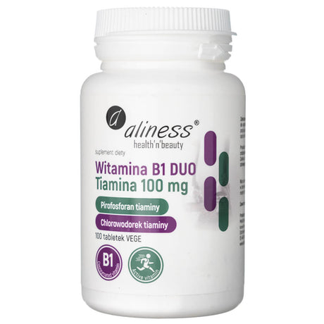 Aliness Vitamin B1 DUO 100 mg - 100 Tablets