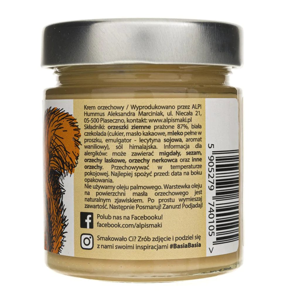 Alpi Basia Peanut Cream with White Chocolate - 210 g