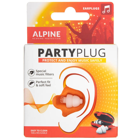 Alpine PartyPlug for festival and partying - White