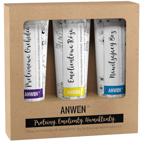 Anwen Set of 3 Conditioners for High Porosity - 3 x 100 ml