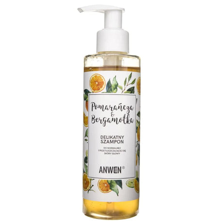 Anwen Shampoo for Normal and Oily Scalp Orange and Bergamot - 200 ml