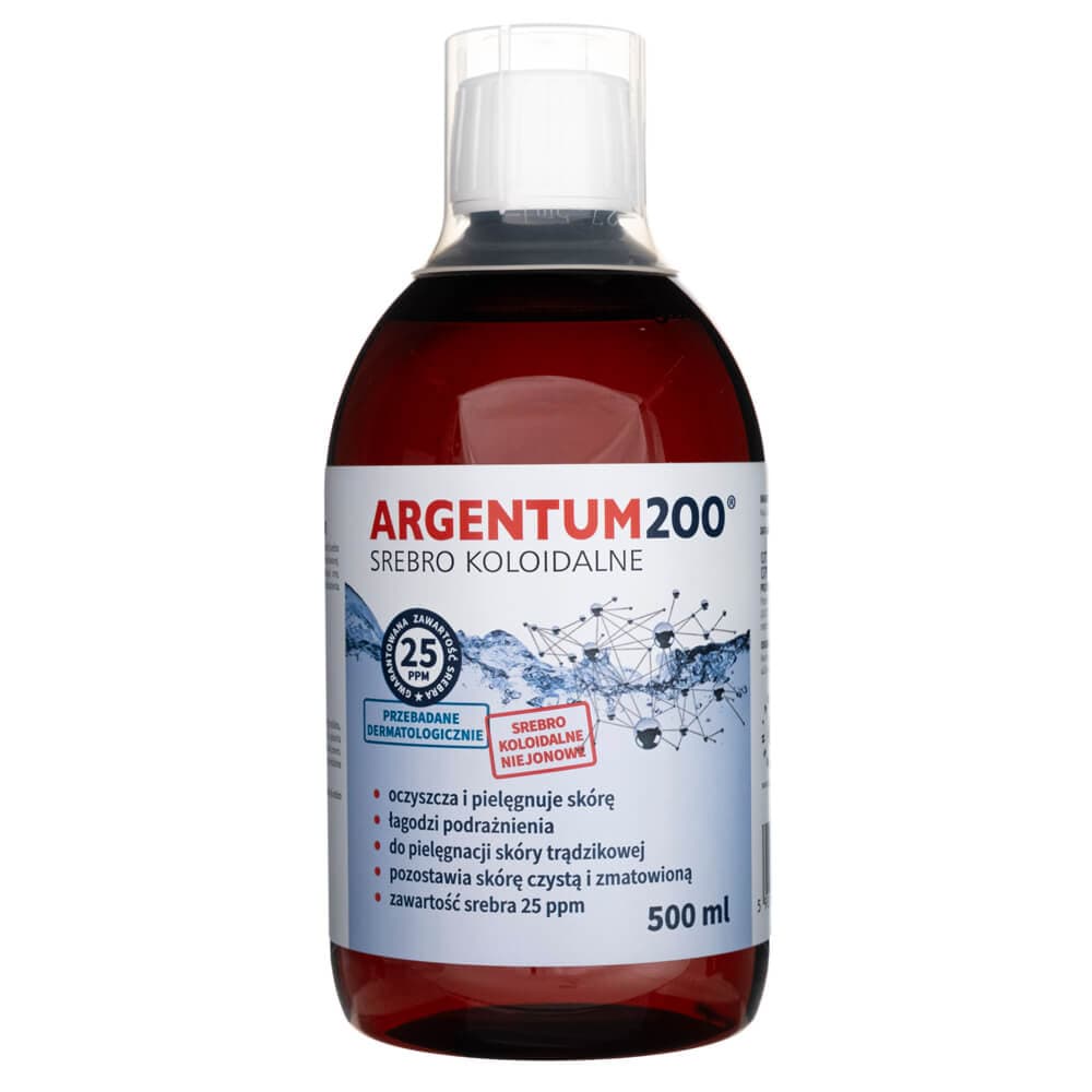 Aura Herbals Argentum 200 Colloidal Silver 25 ppm - 500 ml