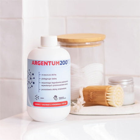 Aura Herbals Argentum200® Tonic with Silver and Yarrow - 500 ml