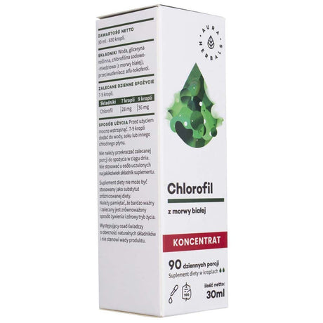 Aura Herbals Chlorophyll from White Mulberry, Drops - 30 ml