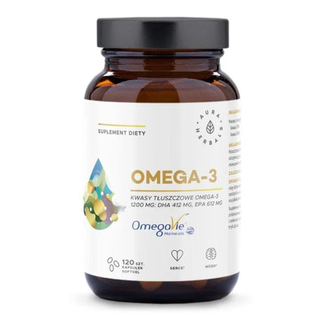 Aura Herbals Omega-3 1200 mg - 120 Softgels