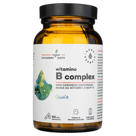 Aura Herbals Vitamin B Complex - 90 Capsules