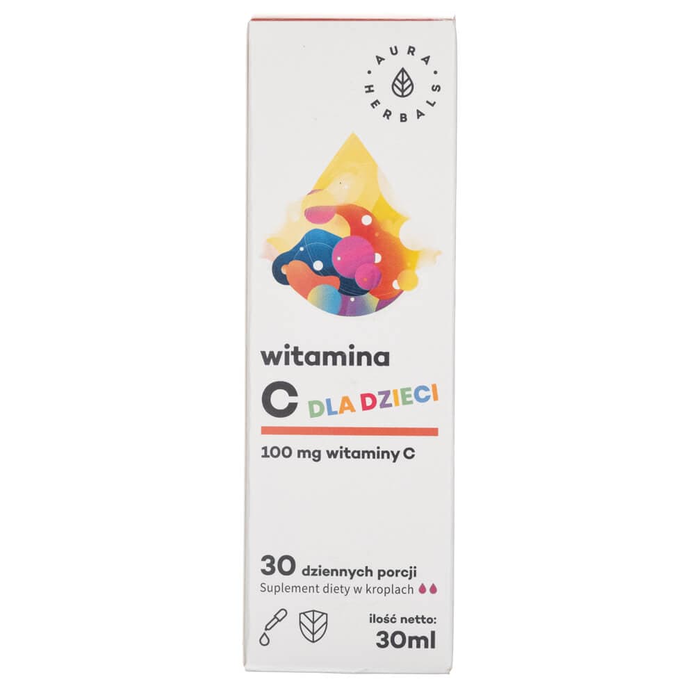 Aura Herbals Vitamin C For Children, drops 100 mg - 30 ml