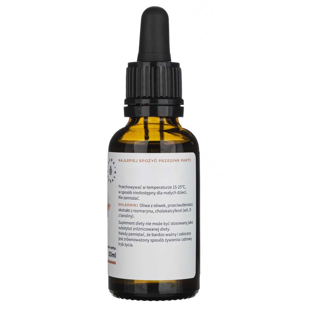 Aura Herbals Vitamin D3 FORTE, MCT, drops 2000 IU - 30 ml