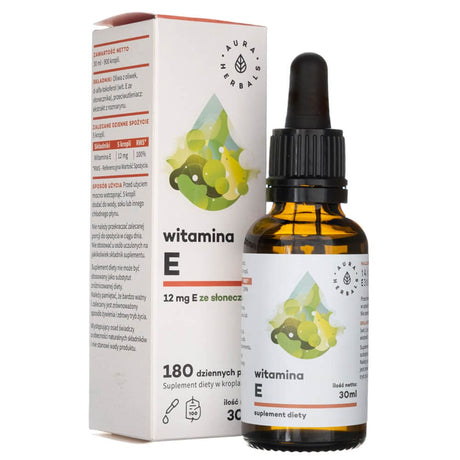 Aura Herbals Vitamin E, drops 12 mg - 30 ml