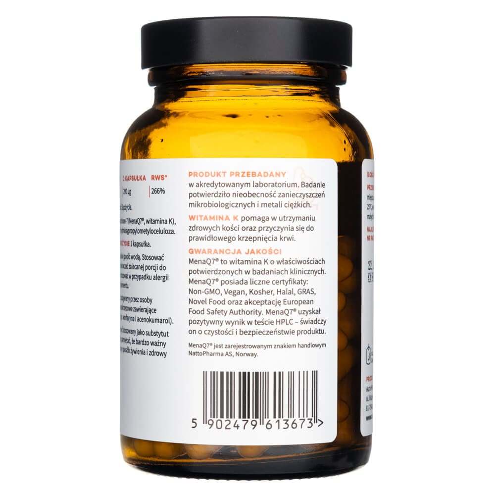 Aura Herbals Vitamin K2mk7 200 mcg - 90 Capsules