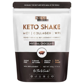 BeKeto Diet Keto Shake, Natural Chocolate - 500 g
