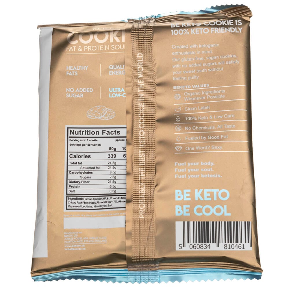 BeKeto Keto Cookie, Coconut & Almond - 50 g