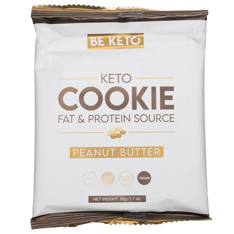 BeKeto Keto Cookie, Peanut Butter - 50 g