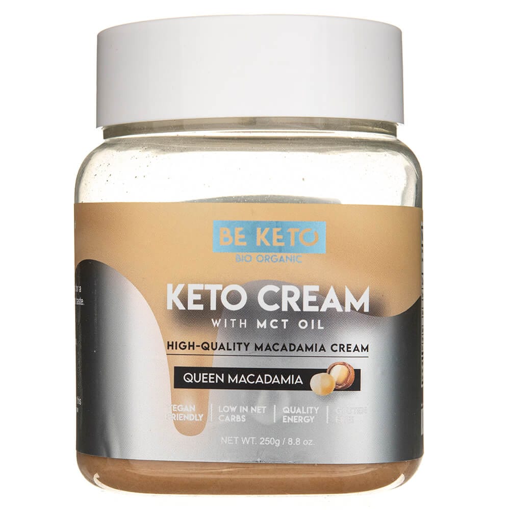 BeKeto Keto Cream with MCT Oil, Queen Macadamia - 250 g
