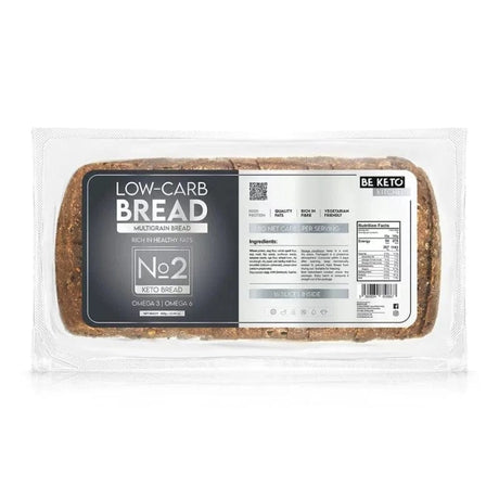 BeKeto Low-Carb Bread, Multigrain - 360 g