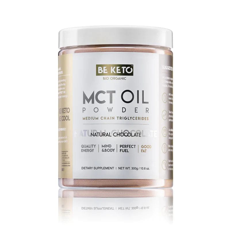 BeKeto MCT Oil Powder, Natural Chocolate - 300 g