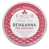Ben&Anna Soda-based Deodorant in Cream Pink Grapefruit - 45 g