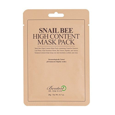 Benton Snail Bee High Content Sheet Mask - 1 piece