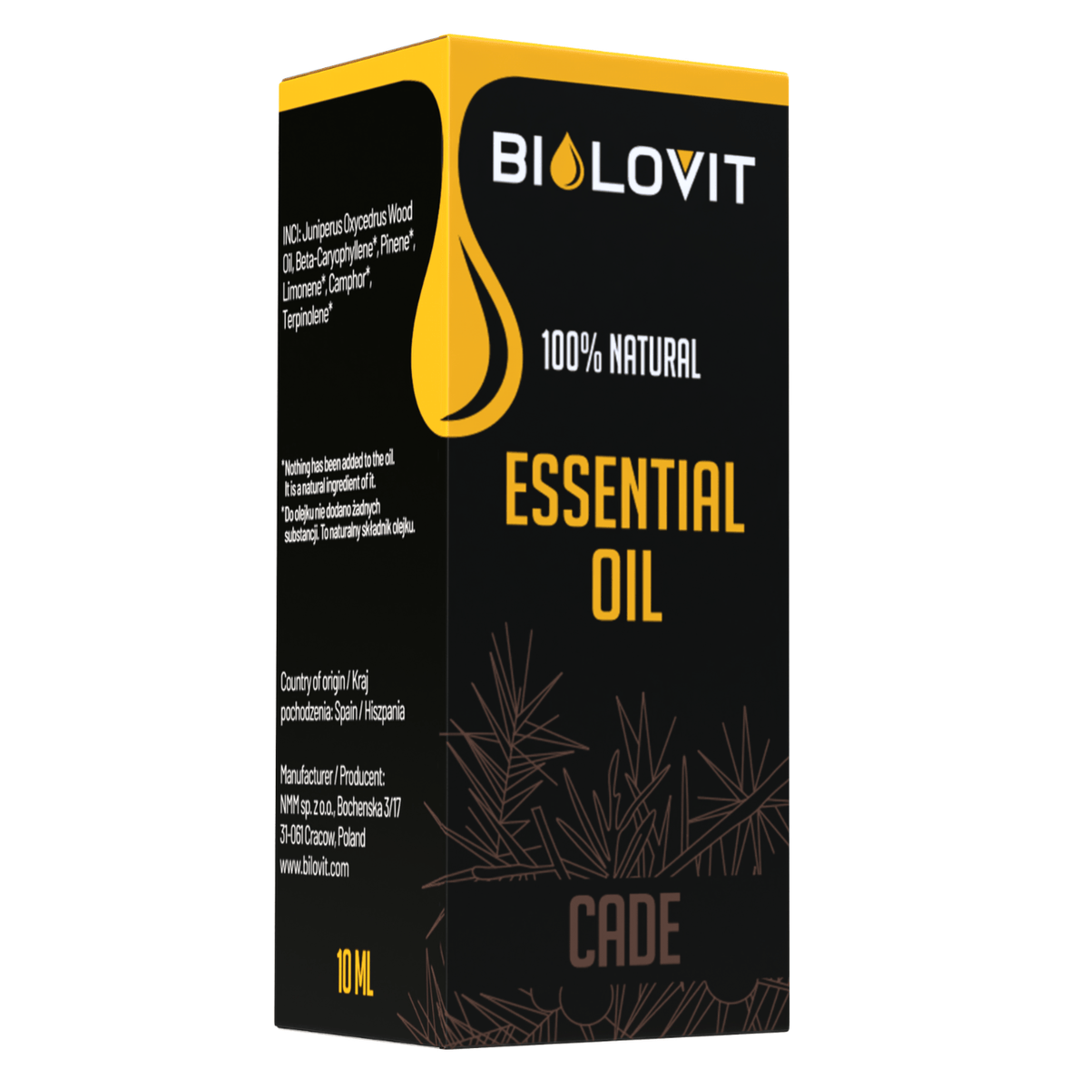 Bilovit Cade Essential Oil - 10 ml
