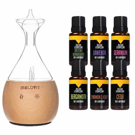 Bilovit Essential Oil Nebuliser Set + 6 Essential Oils