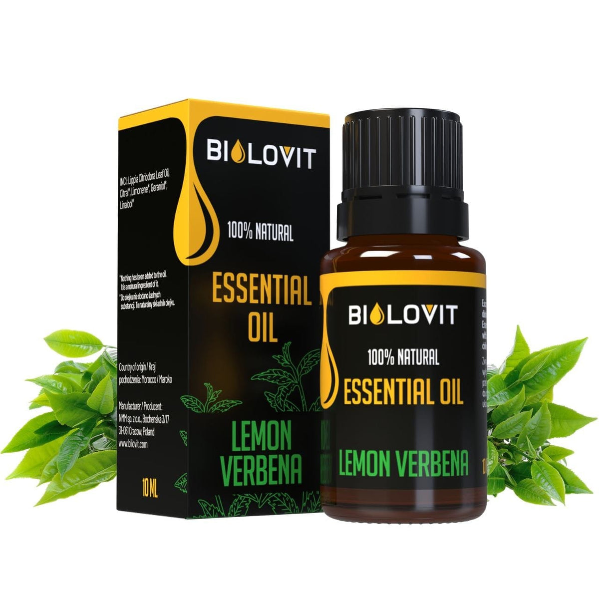 Bilovit Lemon Verbena Essential Oil - 10 ml