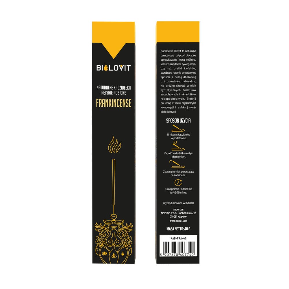 Bilovit Natural Aromatic Incense Sticks Frankincense - 40 g