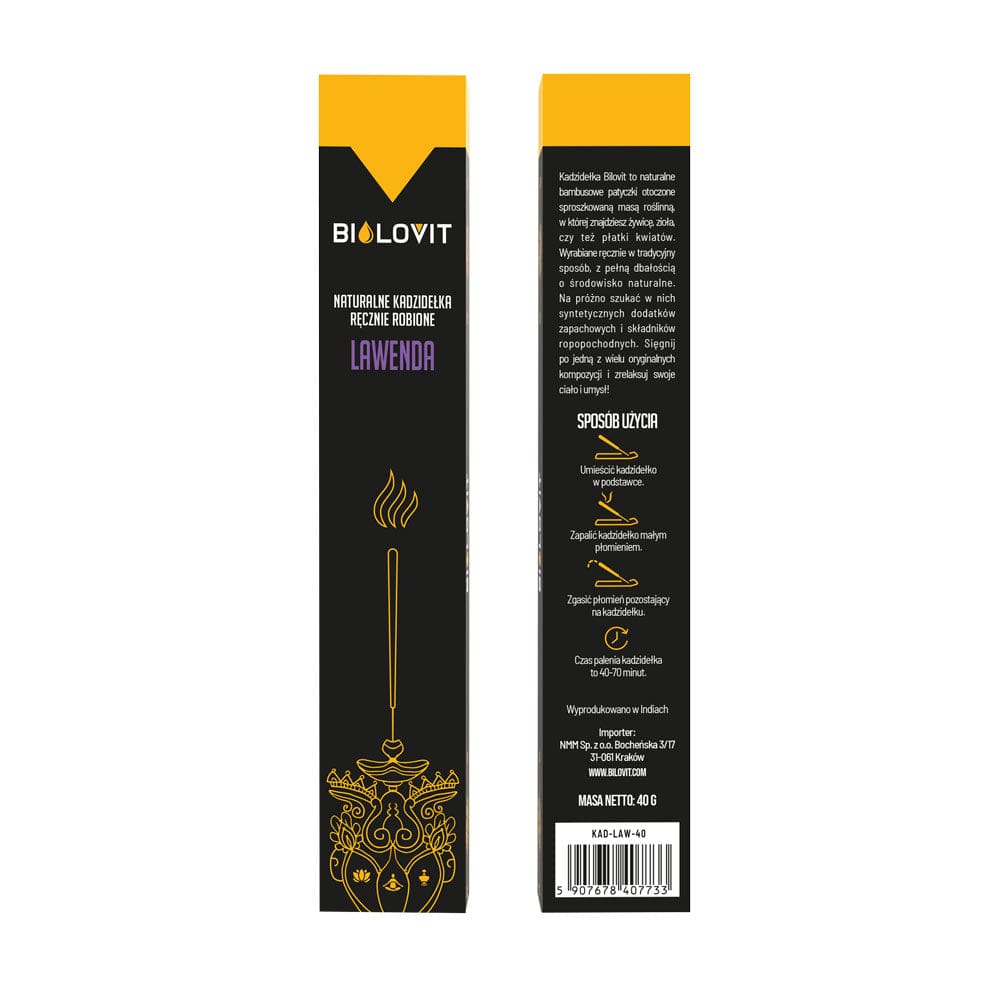Bilovit Natural Aromatic Incense Sticks Lavender - 40 g