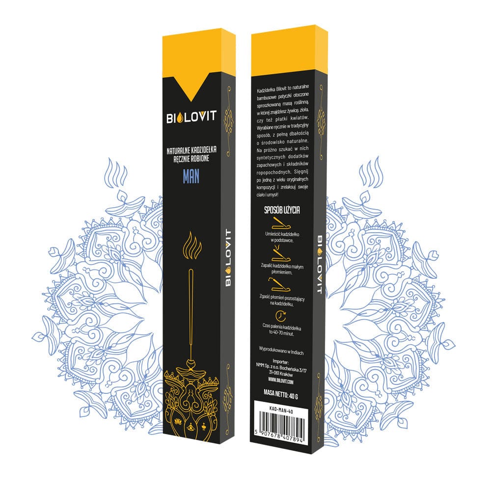Bilovit Natural Aromatic Incense Sticks Man - 40 g