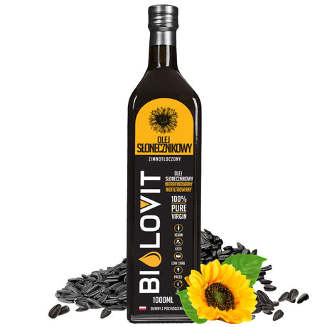 Bilovit Sunflower Oil Cold Pressed - 1000 ml
