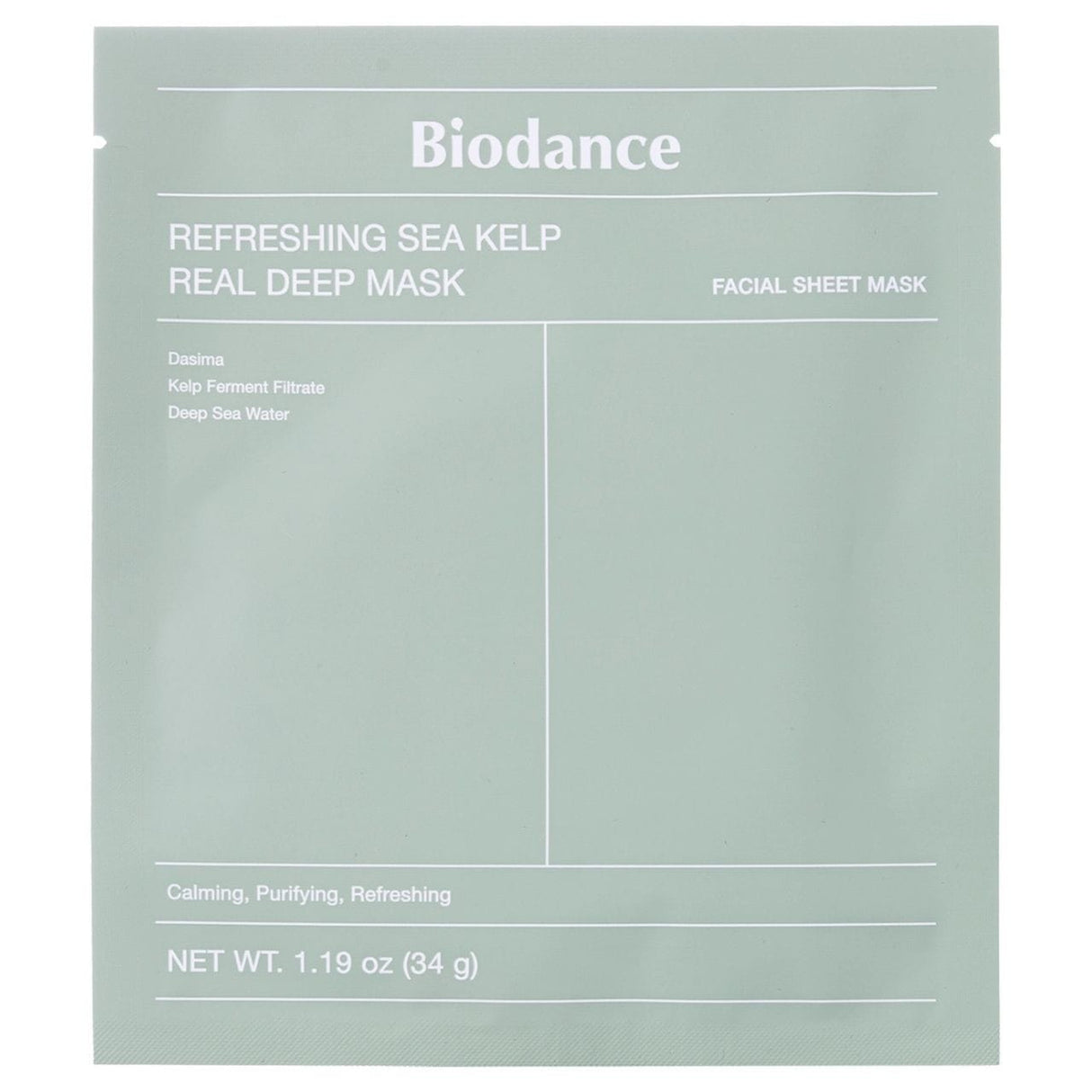 Biodance Refreshing Sea Kelp Real Deep Mask - 1 Piece