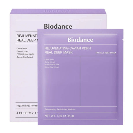 Biodance Rejuvenating Caviar PDRN Real Deep Mask - 4 Pieces