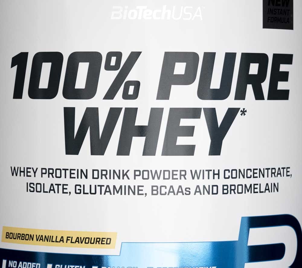 BioTech USA 100% Pure Whey, Bourbon Vanilla Flavoured - 2270 g