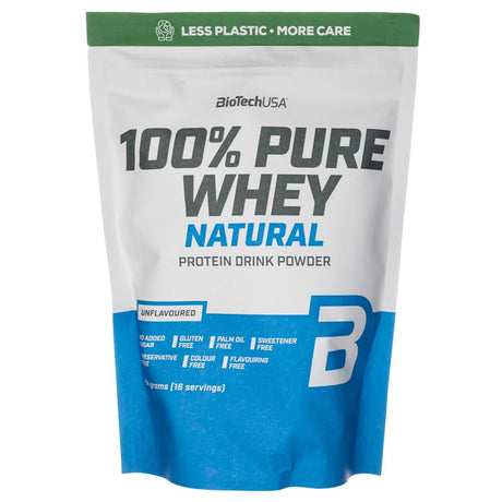 BioTech USA 100% Pure Whey Natural - 454 g