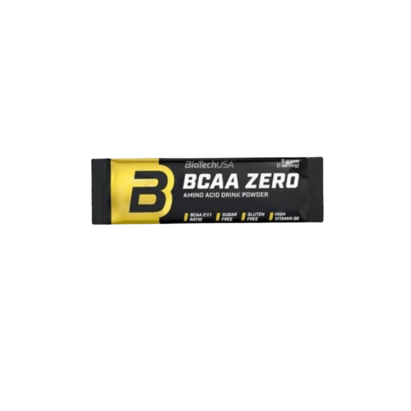 BioTech USA BCAA Zero, Amino Acid Drink Powder, Green Apple Flavoured - 9 g