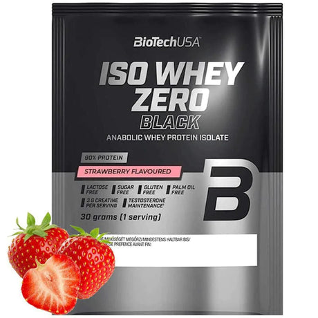 BioTech USA Iso Whey Zero Black, Strawberry - 30 g