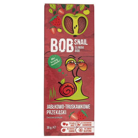 Bob Snail Apple & Strawberry Snack with No Added Sugar - 30 g