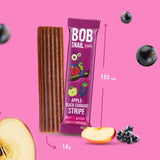 Bob Snail Fruit Strips, Apple & Blackcurrant - 14 g