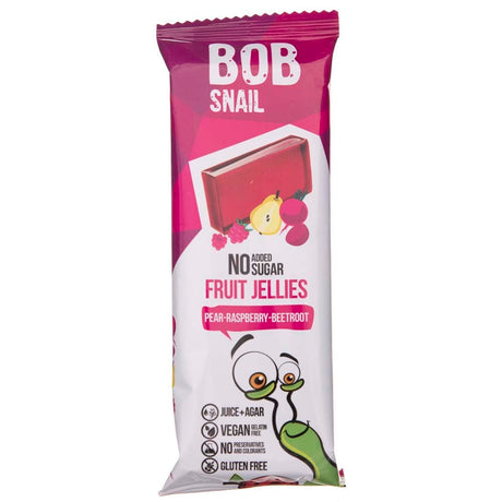 Bob Snail Pear-Raspberry-Beetroot Fruit Jellies with No Added Sugar - 38 g