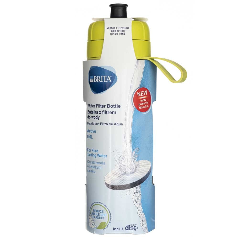 Brita Fill & Go Active Water Filtration Bottle Lime - 0.6 L