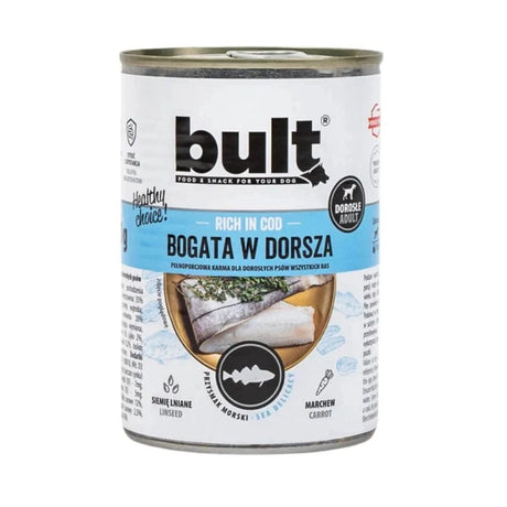 Bult Dog Wet Food Can, Cod - 400 g