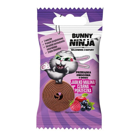 Bunny Ninja Fruit Snack, Apple-Raspberry-Blackcurrant - 15 g