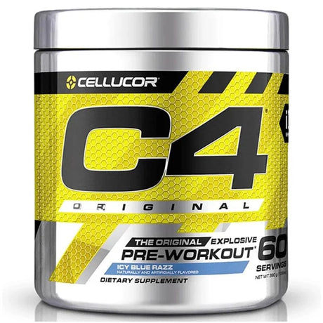 Cellucor C4 Original Pre-Workout, Ice Blue Raspberry - 390 g