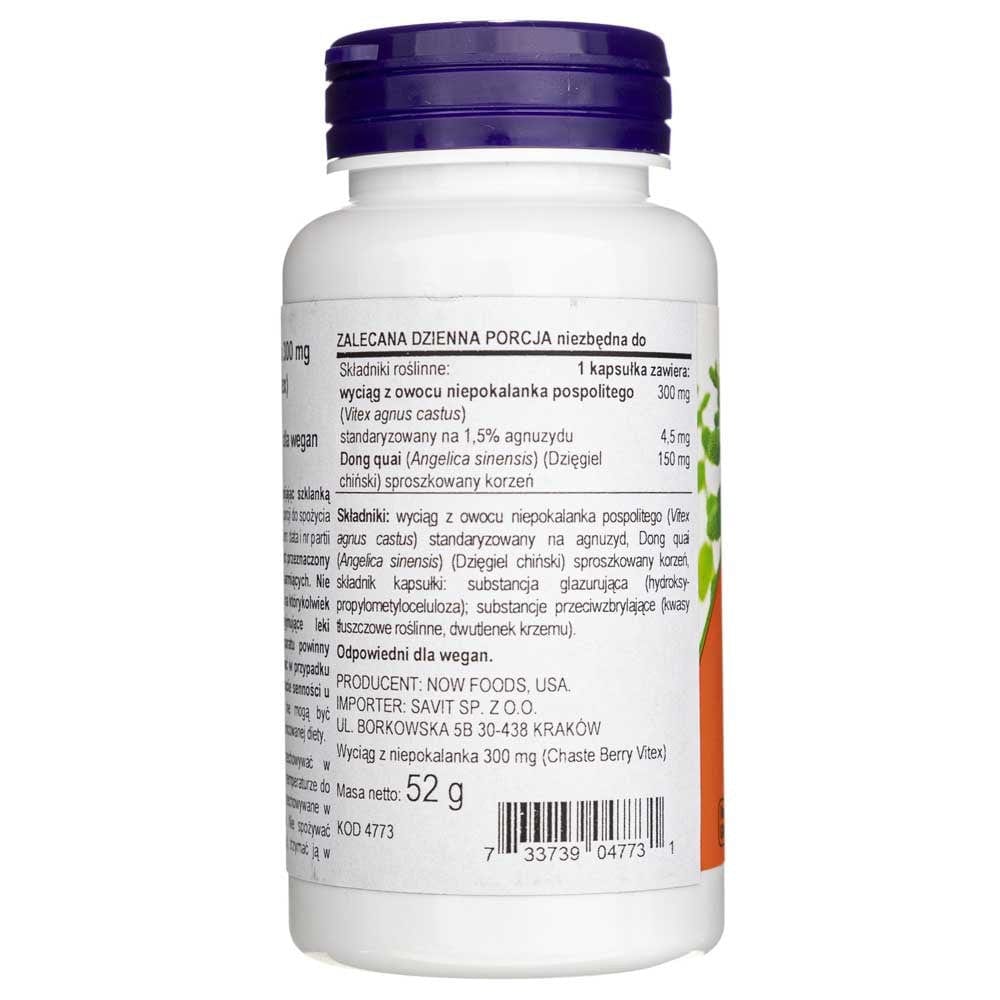 Chaste Berry Vitex Extract 300 mg - 90 Capsules