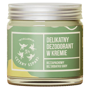 Cztery Szpaki Cream Deodorant, Soda and Fragrance-free - 60 ml