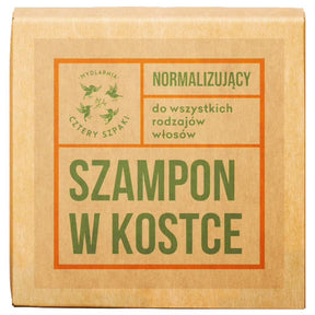 Cztery Szpaki Normalizing Cube Shampoo, Rosemary and Tangerine - 75 g