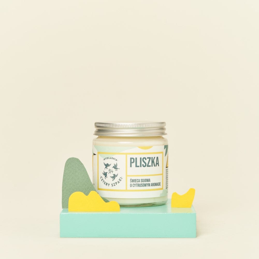 Cztery Szpaki Pliszka Natural Soy Candle, Lemon - 100 g