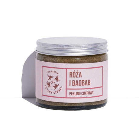 Cztery Szpaki Rose and Baobab Body Scrub - 250 ml