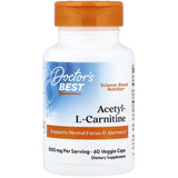 Doctor's Best Acetyl-L-Carnitine with Biosint Carnitines 500 mg - 60 Veg Capsules
